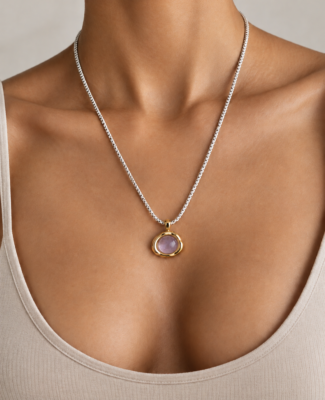 Moon Set Series Necklace