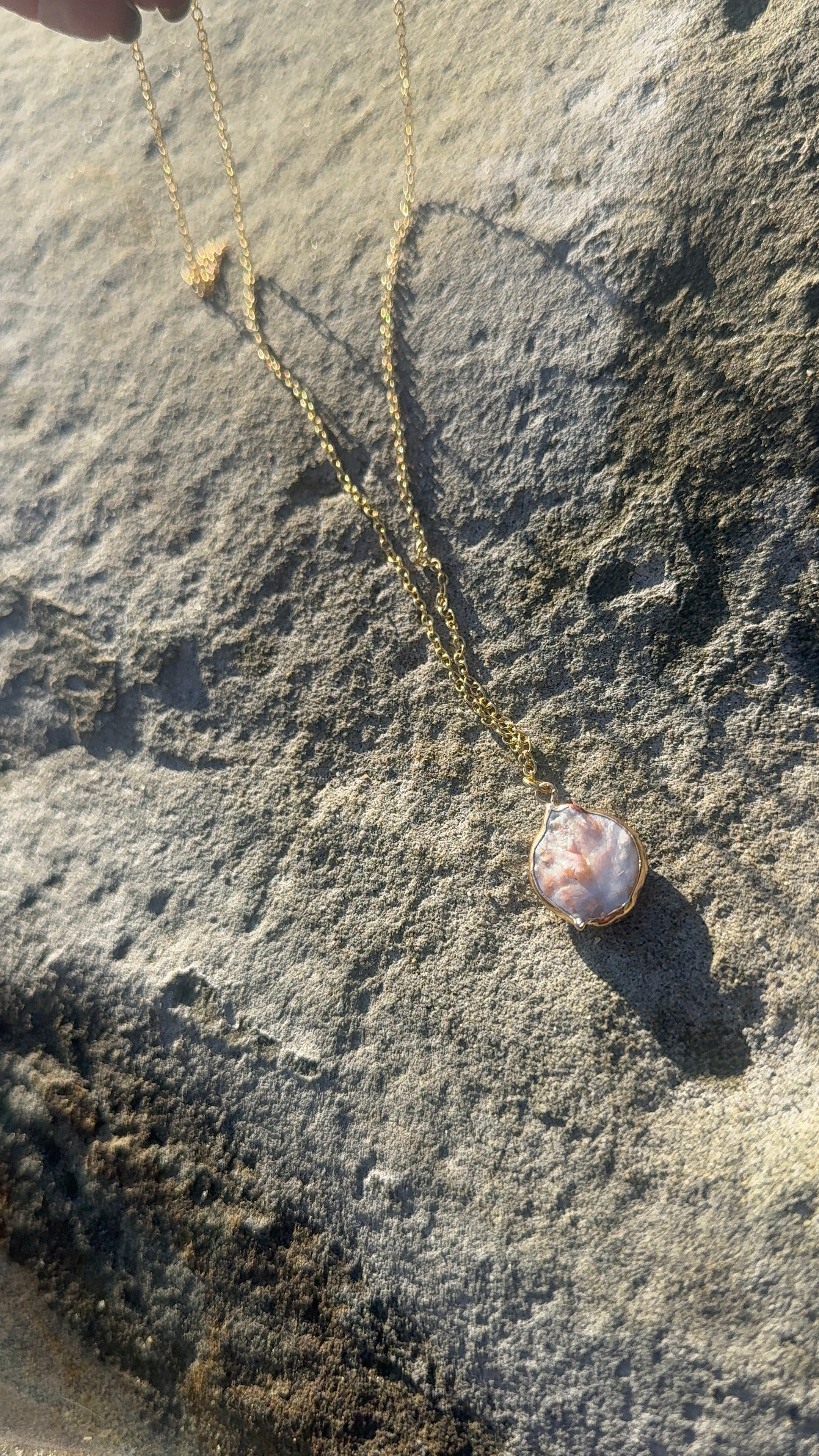 Baroque Mother of Pearl Necklace