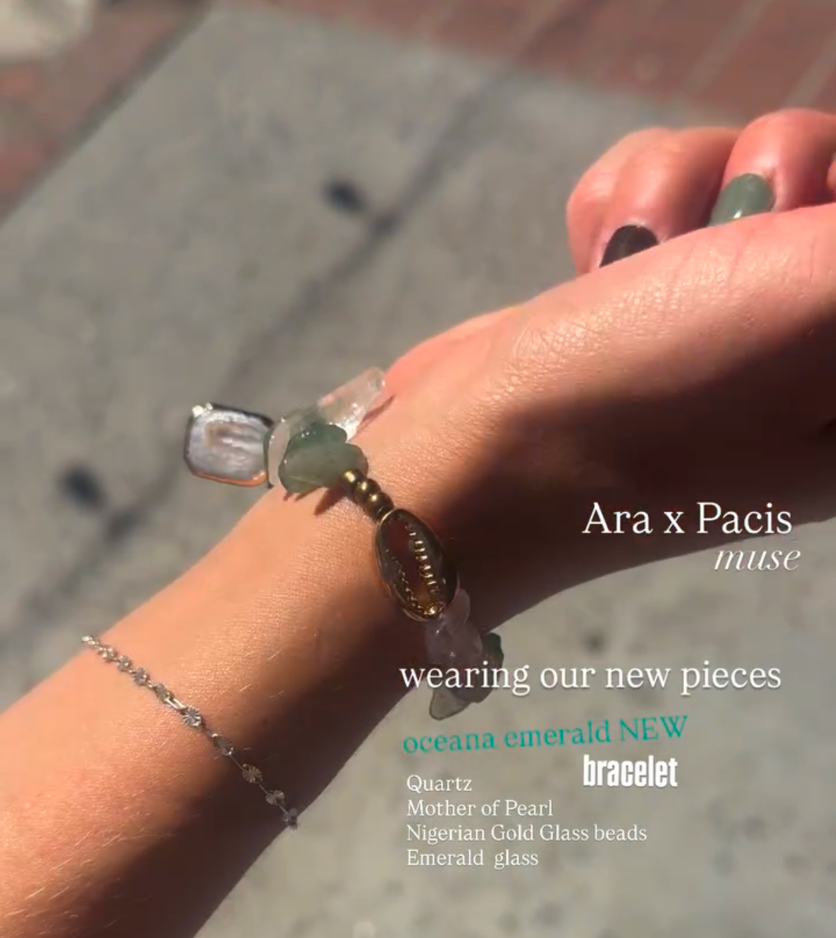 Oceanic Emerald Bracelet