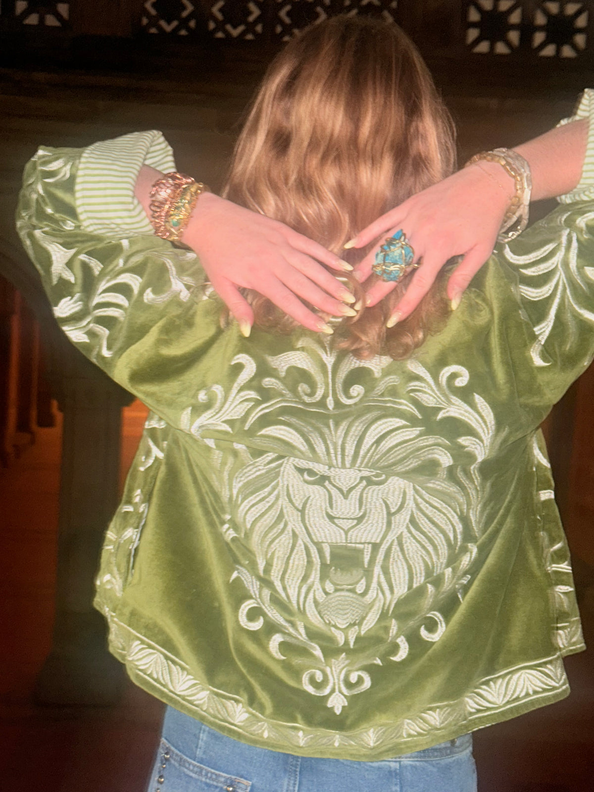 Velvet Lion Coat