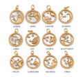 Mother of Pearl Zodiac Coin Bracelet
