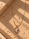 Mirror Pearl Necklace