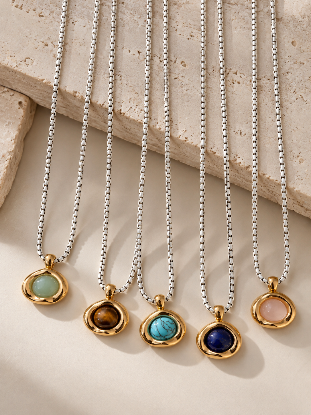 Moon Set Series Necklace