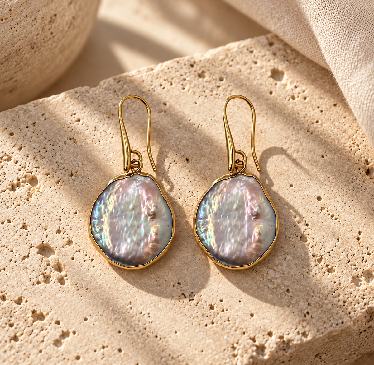 Pearl Drop Earring Set