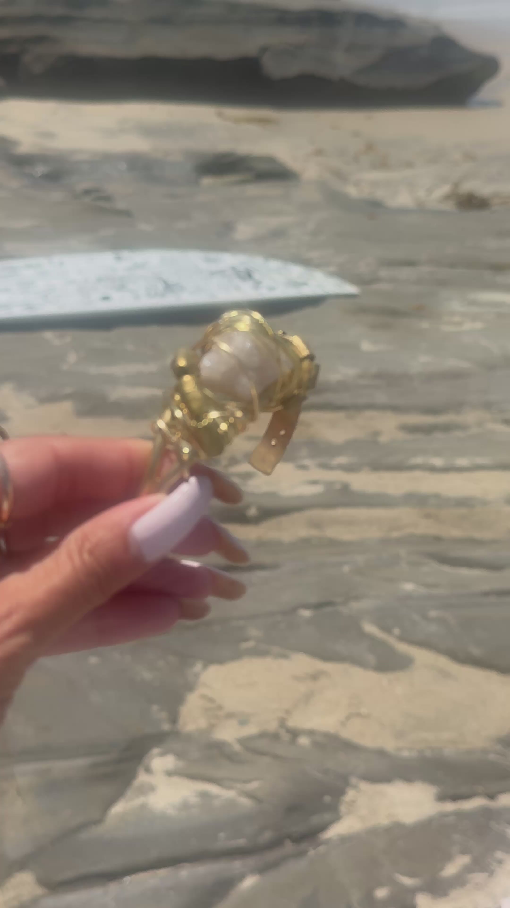 Crystal Quartz Cuff